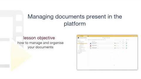 usBIM.platform ONE Tutorial - Managing documents present in the platform - ACCA software