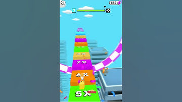 Cube Surfer 🧊🎮 [NEW UPDATE] All Level Gameplay 3 #Shorts