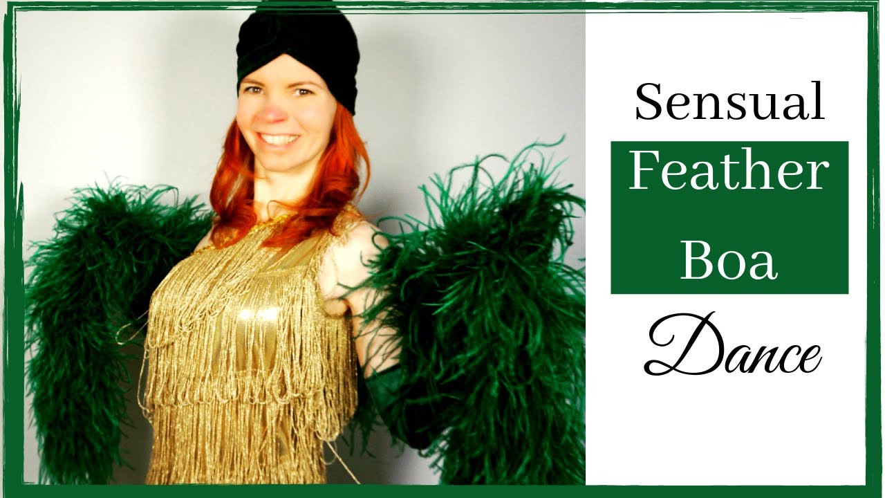 How to FEATHER BOA DANCE 5 Sensual & beautiful moves simple