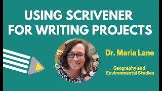 Use Scrivener for your writing projects