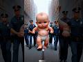 Ref:t2SXImvrUjE Un b�b� mignon a mang� tous les raisins, puis la police a arr�t� le b�b� #ai #b�b� #police