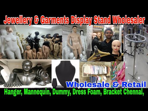 Jewellery Display Stand | Garments Display Accessories Wholesale Market | Mannequins, Hanger,