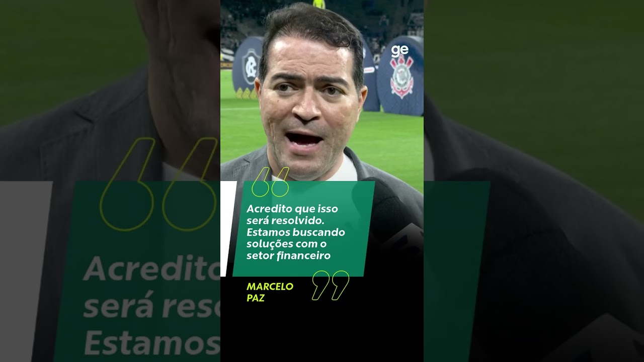 MARCELO PAZ FALA SOBRE SITUAÇÃO DO CLUBE | Corinthians x Remo | Brasileirão | #shorts | ge.globo