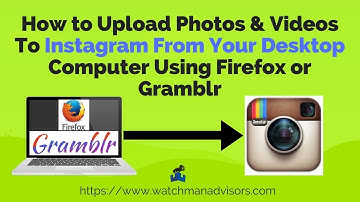 How to upload photos to instagram from your desktop computer*EASY*2018-Firefox Quantum