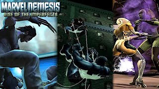 Marvel Nemesis: Rise of the Imperfects All Finisher Moves