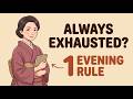 Why You Wake Up Tired After 40 — The Japanese Evening Rule Most People Skip