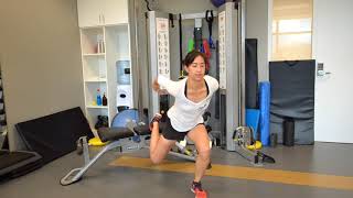 Ankle Sprain Injuries Split Squat Jumps Ankle Strengthening
