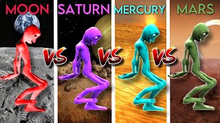 Dame tu cosita on the Moon vs Saturn vs Mercury vs Mars #dame @evolution_mind