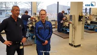 Success Story - A former trainee tell about his beginning at KSB
