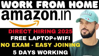 Amazon Official Website Job 🌐 | Work From Home 🏡 | 12th Pass Eligible 🎓 | Freshers Welcome 🚀
