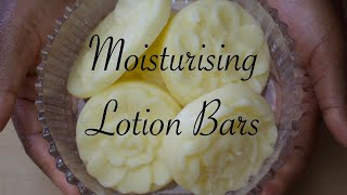 Moisturising lotion bars