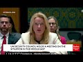 UK Rep. To The UN Warns That Two-State Solution Will Fail If Attacks On Gaza Continue