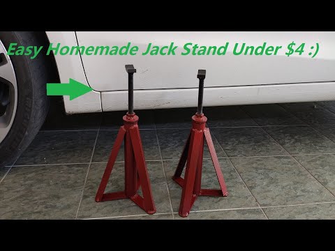 Easy Homemade Car Jack Stand Under $4 