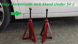 Easy Homemade Car Jack Stand Under $4