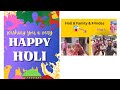 Holi celebration pahadi gana dance with hindi song  with friends 