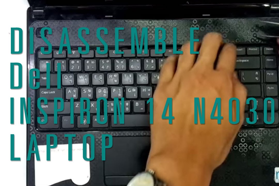 How to take apart/disassemble Dell Inspiron 14 N4030 laptop