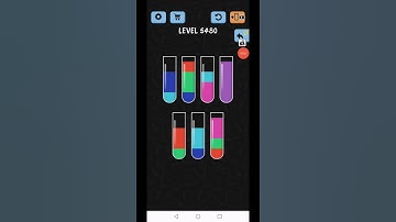 Water Color Sort Level 5480 Gameplay Solution WalkThrough