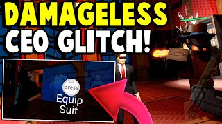BRAND NEW! Damageless CEO Glitch In Jailbreak! | Rob The Mansion Without Taking Damage
