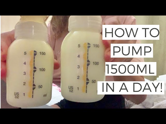 HOW TO PUMP A LOT OF BREASTMILK!! | PUMPING ROUTINE class=