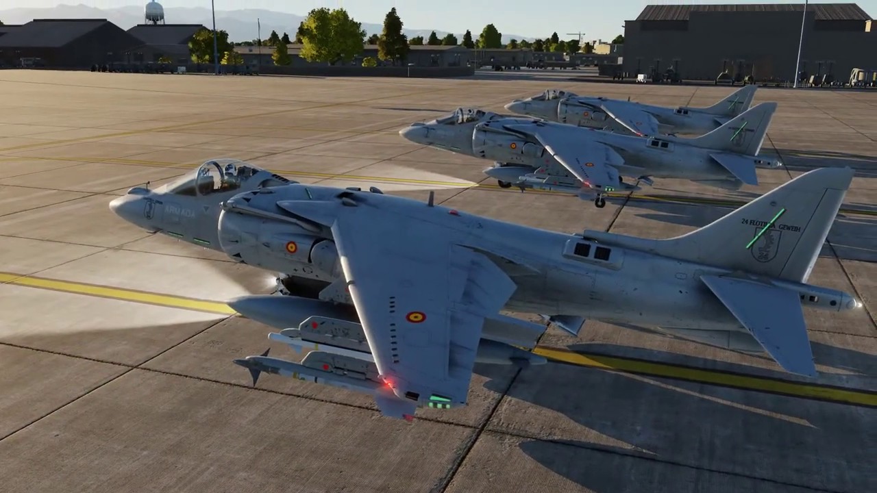DCS Harrier Instruccion Ruta no Sequencial - YouTube