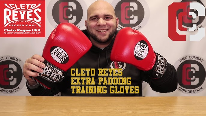 Cleto Reyes Training Gloves with Velcro Closure - 16 oz - Tiger Orange