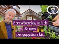 Indoor Winter Growing Stage 2, and New Kit  || Charles Dowding
