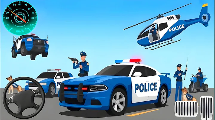 Police Car Chase Simulator 3D – Real Cop Car Driving Simulator 2025 | Android Gameplay Showcase 