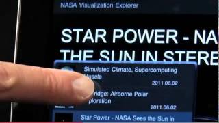 The NASA Visualization Explorer iPad App screenshot 1