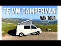 VW T5 VAN TOUR - with toilet and sleeps 5 with 2 double beds !!