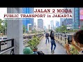 ⁴ᴷ⁶⁰ Walk 🚶🏼‍♂️& Ride Public Transport in Jakarta 🚇 MRT Jakarta Subway 🚌 Trans Jakarta Metro Busway