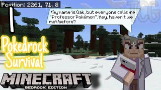 Minecraft Bedrock: Pokedrock Survival - Bad Start - Gameplay Walkthrough (Part 1)
