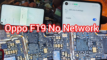Oppo F19 No Network Coverage Fix#smartphone #repair #tech #mobilephone #fix 