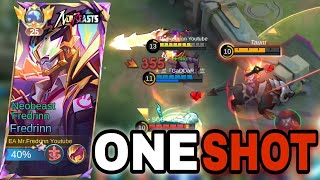 Fast Win COMBİNATİON Againts Anti Pick!! Global Fredrinn Best Build and Emblem 2024 | Mobile Legends