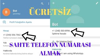 Whatsapp Ve Telegram Için Sahte Numara Almak 2022 %100 Çalışıyor Sınırsız - Ban Yok - Textnow