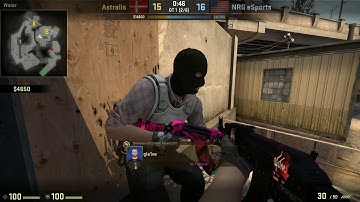 Astralis double nade Overpass B