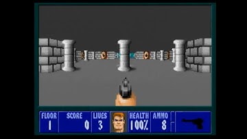 Wolfenstein 3D - Episode 4 - Longplay (MS-DOS Capture)