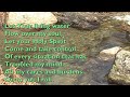 Let Your Living Water Flow Over My Soul  (4vv) [with lyrics for congregations]