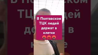 В Полтавском ТЦК людей держат в клетке #мобилизация #тцк #адвокат #закон #юрист #полиция #рек #МВС