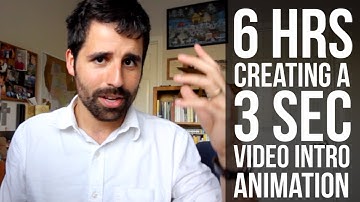 How I Spent 6 Hrs on a 3 Sec Intro Animation