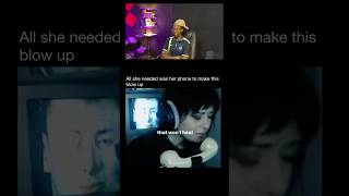 All she needed was her phone to make this blow up 🤯🔥 #shorts #youtube #explore #viral #music