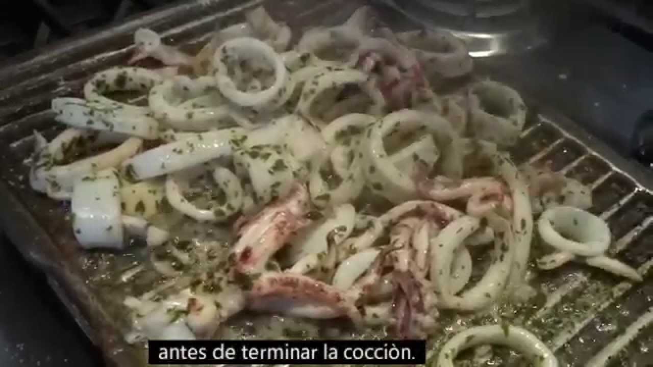 Calamari Alla Griglia Youtube