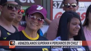 Venezolanos superan a peruanos en Chile