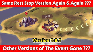 Same Rest Stop Event Version All The Time (1.8.1)? Last Day On Earth