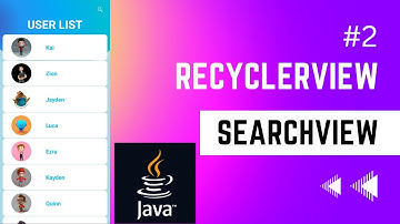Java | Recyclerview Searchview | Searchview In Android Studio | Searchview In Android Studio Java