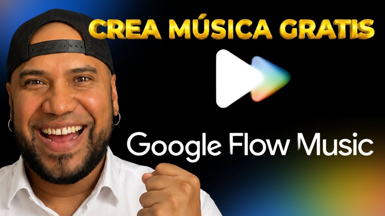 GOOGLE FLOW MUSIC crea canciones COMPLETAS GRATIS con Inteligencia Artificial IA