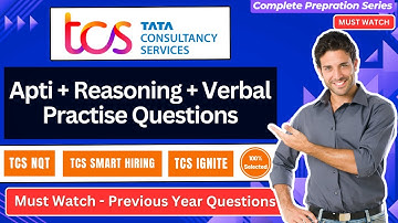 TCS Smart & Ignite Previous Year Questions | Aptitude and Reasoning Practice Exam Questions, TCS Nqt