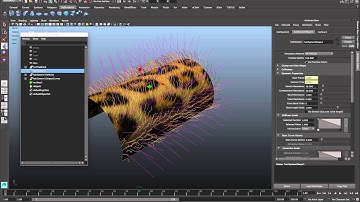 Maya Video Tutorial - Fur dynamic