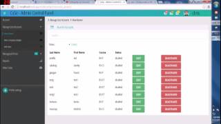 Codeigniter w/ Semantic UI [ testing Data tables ]