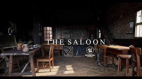 Unreal Engine 5 Pathtracing - The Saloon