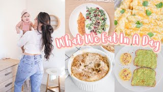 What We Eat In A Day! BREASTFEEDING Mom of Four *EASY MEAL IDEAS* 2021
